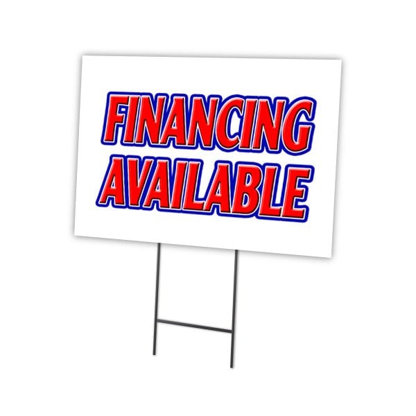 Financing Available Yard & Stake outdoor plastic coroplast window, C-1824-DS-Financing Available